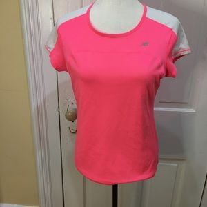New Balance pink workout shirt